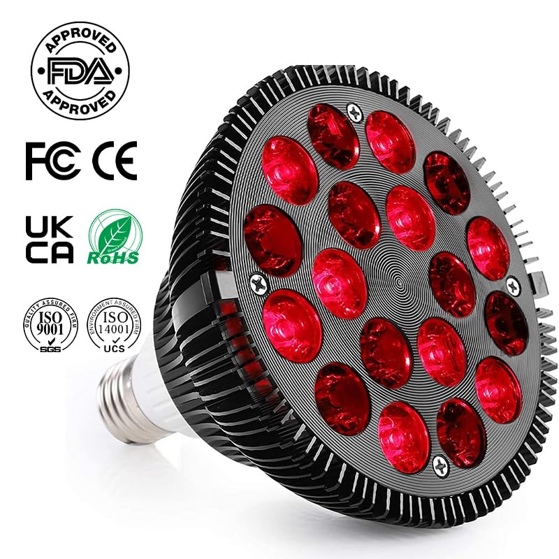 Zarbaha red light therapy lamp packaging box for home setup