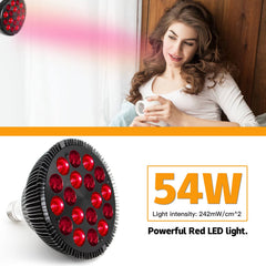 Zarbaha red light therapy lamp plugged into standard socket for home use