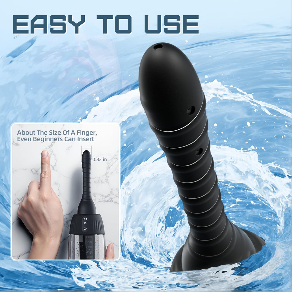 Zatsaog Anal Douche silicone material is skin friendly and safe