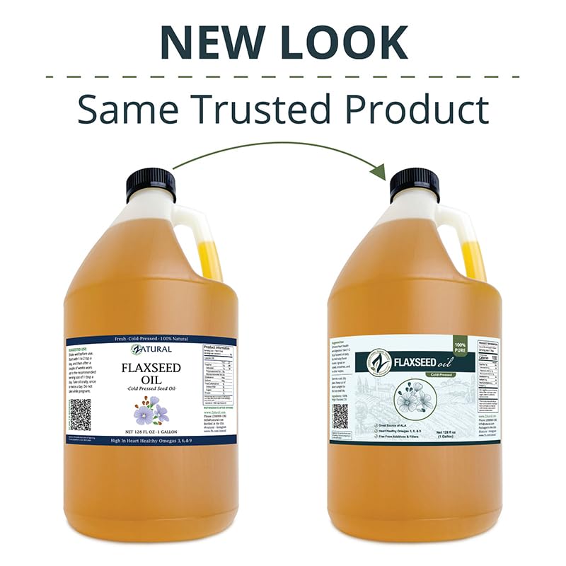 Pouring Zatural flaxseed oil, perfect for boosting smoothies.