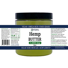 Zatural Hemp Butter texture scoop demonstrates creamy, daily moisture for skin.