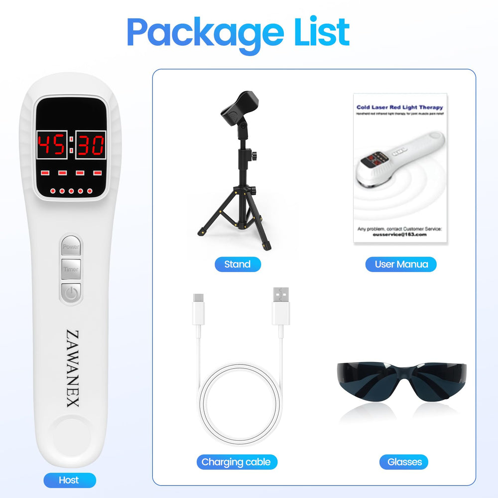 ZAWANEX goggles included protect eyes during infrared sessions.