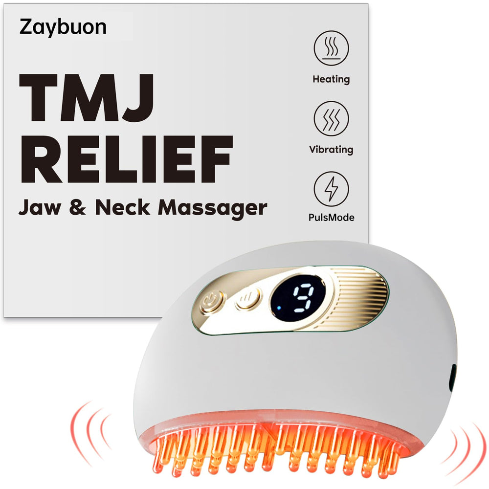 Zaybuon TMJ relief massager front view for targeted jaw comfort.