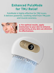 Zaybuon TMJ relief massager heat function soothing facial muscles.