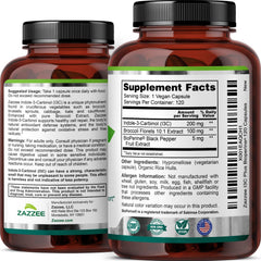 Zazzee i3c non-gmo formulation packaging close-up