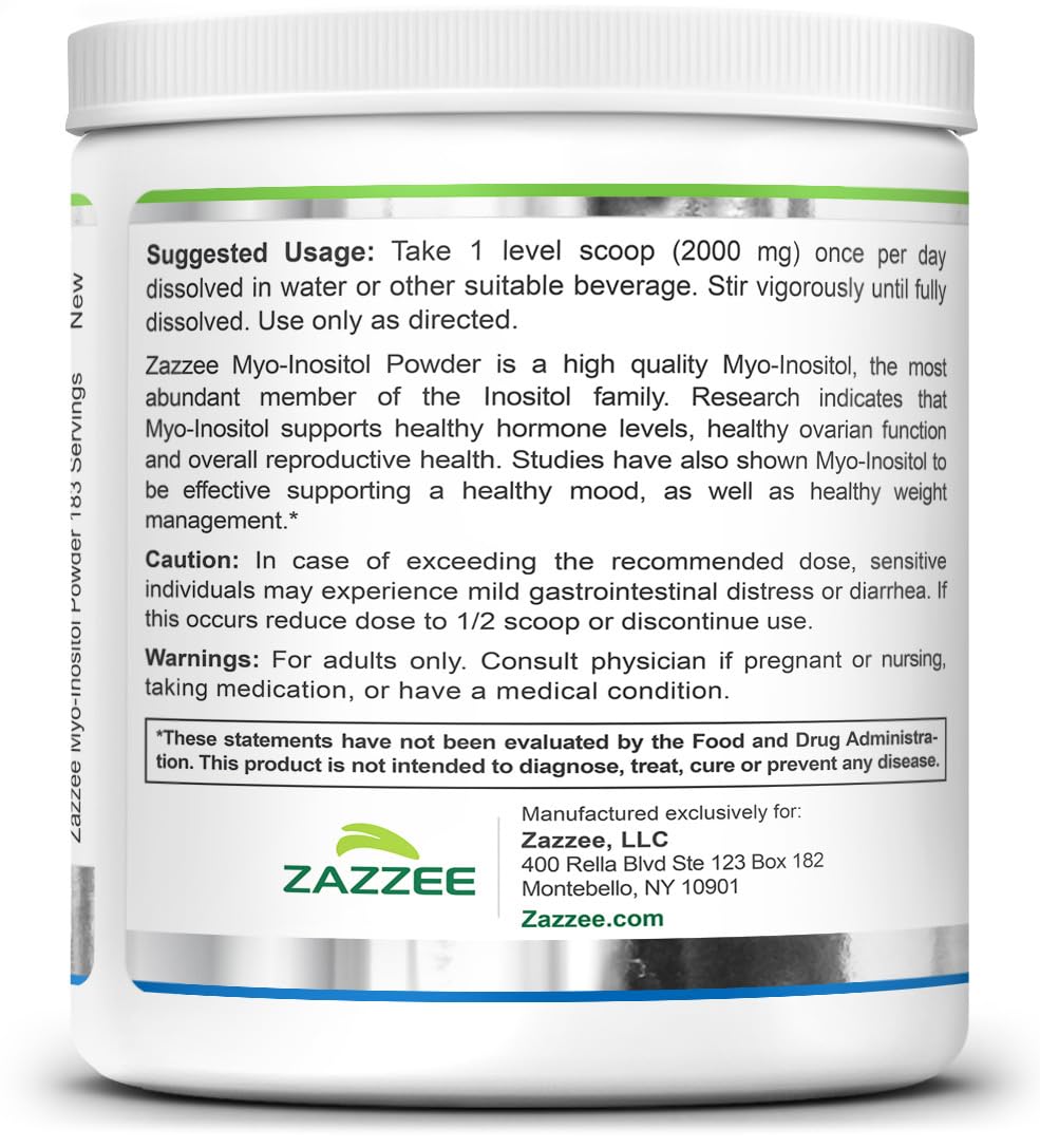 Poured powder forming a smooth mix, ideal for daily supplementation with Zazzee.
