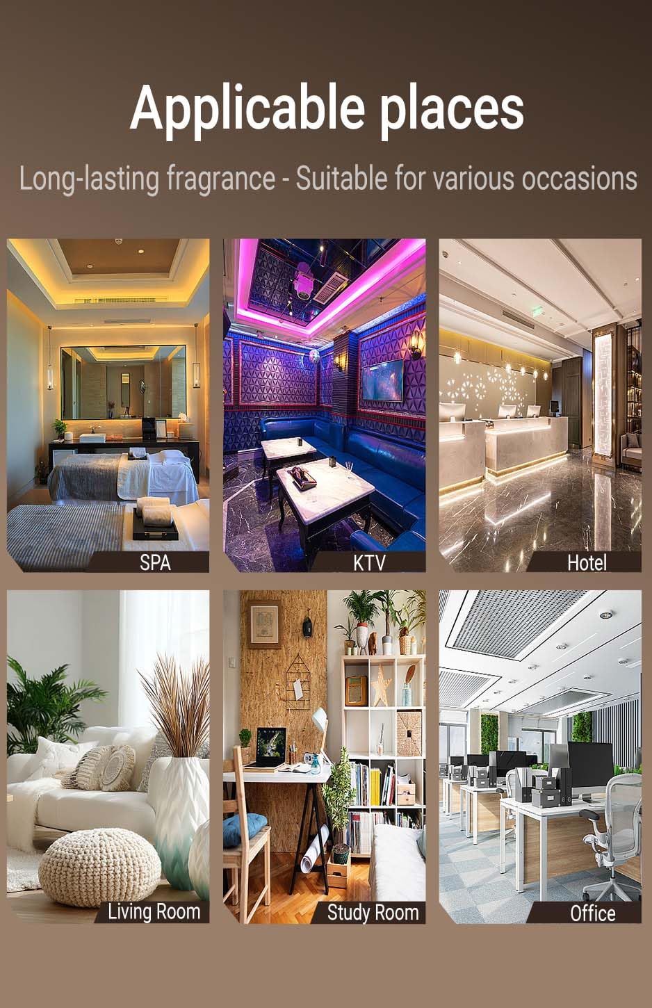 Diffuser oil compatibility graphic for waterless diffusers and more