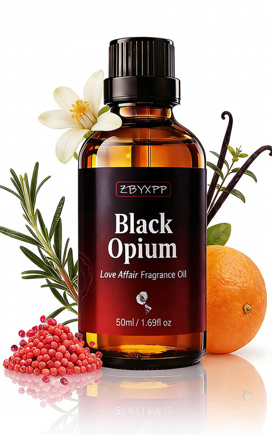 ZBYXPP Diffuser Oil bottle with Black Opium inspiration for luxurious spaces