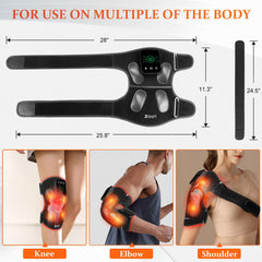 Zdatt Red Light Therapy Knee, side view showing ergonomic profile.
