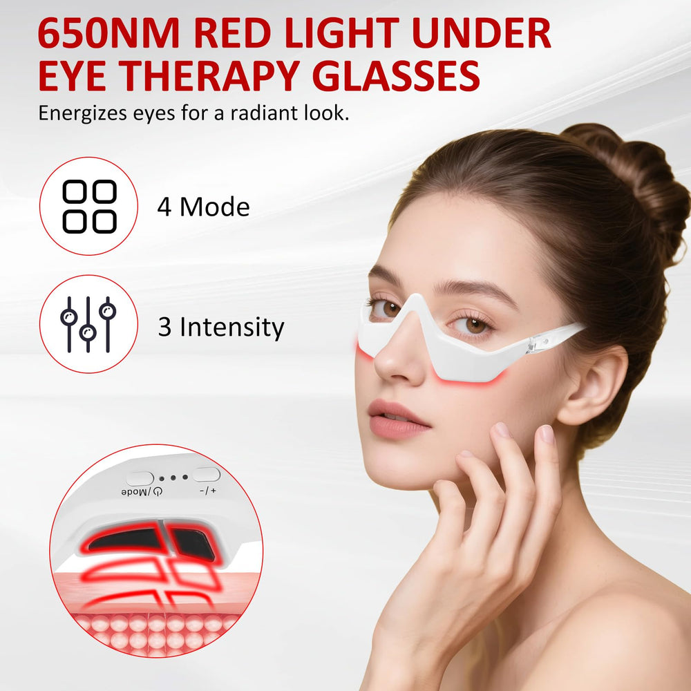 Zdatt microcurrent glasses from the side for targeted eye contour refresh