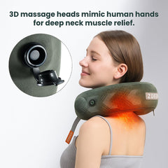 ZDEER 3D vibration massage heads delivering soothing kneading near the shoulders