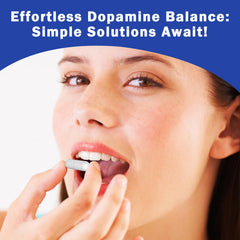 Zdoroviye dopamine capsules with a glass of water for easy intake.