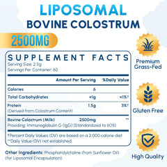 Zdoroviye bovine colostrum powder with measuring scoop for dosing.