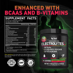 Pouring Zeal Electrolyte Powder into water for a zero-sugar recovery drink.