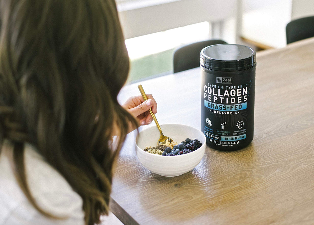 Zeal Naturals collagen is easy to digest and quickly absorbed in drinks.