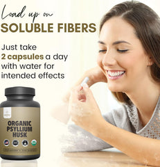 Lifestyle shot of Zealthy Life psyllium in a daily routine