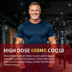 ZEBORA CoQ10 with BioPerine and black pepper boosts absorption for better bioavailability.