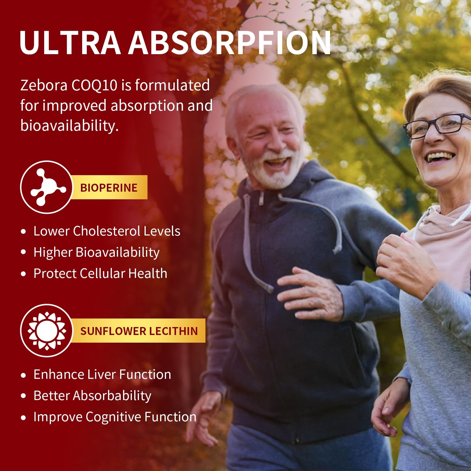 ZEBORA CoQ10 sunflower lecithin formulation highlights safer, skin-friendly ingredients.