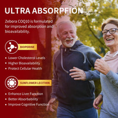 ZEBORA CoQ10 sunflower lecithin formulation highlights safer, skin-friendly ingredients.
