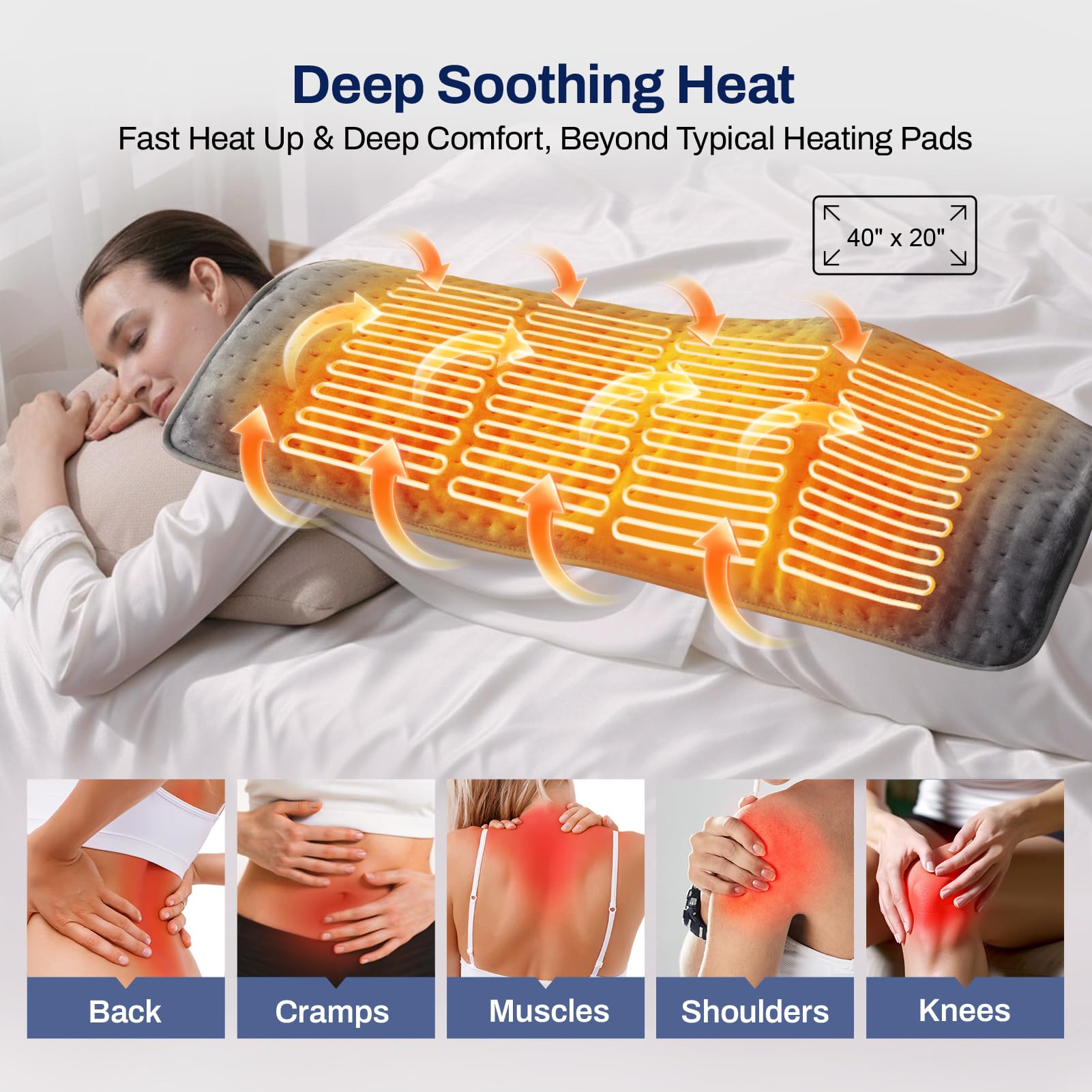 ZECTMVP rapid heat-up 15s for quick relief of tight shoulders
