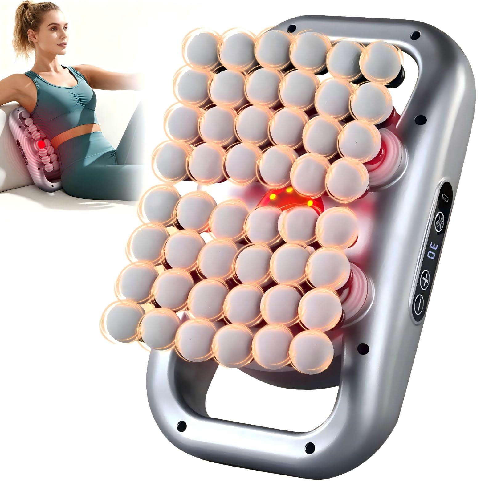 ZEDRIWELL 48-head massage gun set ready for full-body relief.