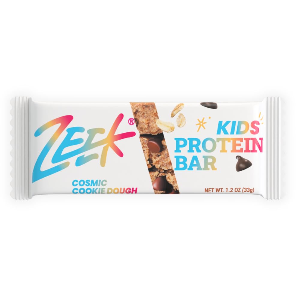Zeek Bar Kids gluten-free label ensures safe snacking for sensitivities.