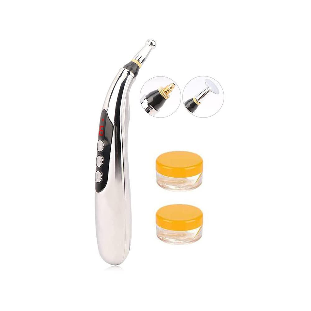 Zeerkeer acupuncture pen with 3 heads for versatile at home relief.