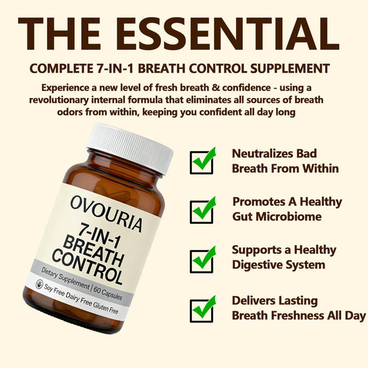 Zefdvc Ovouria breath label closeup highlighting natural vegan ingredients