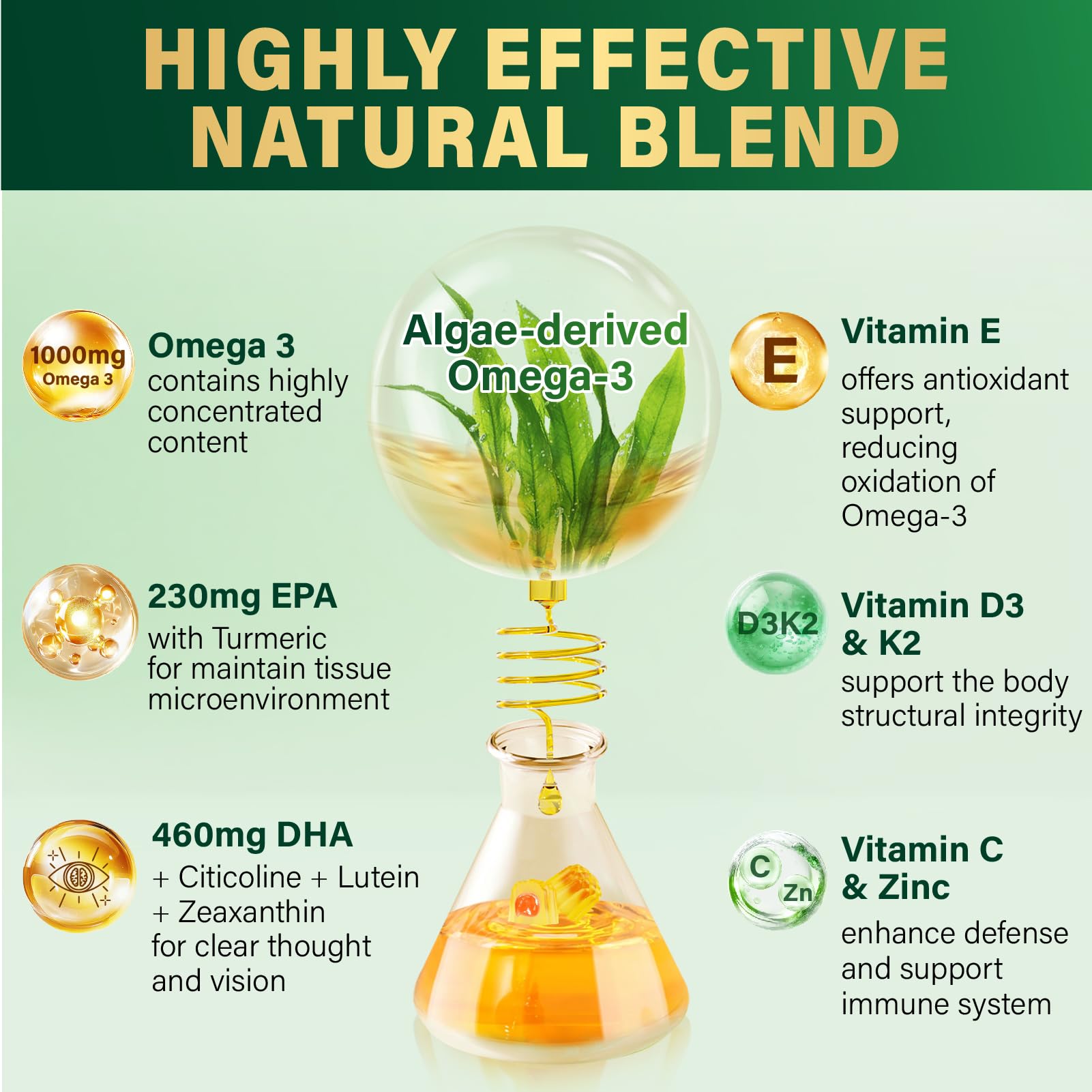ZEGBALP Omega-3 gummies texture cross-section reveals liquid core