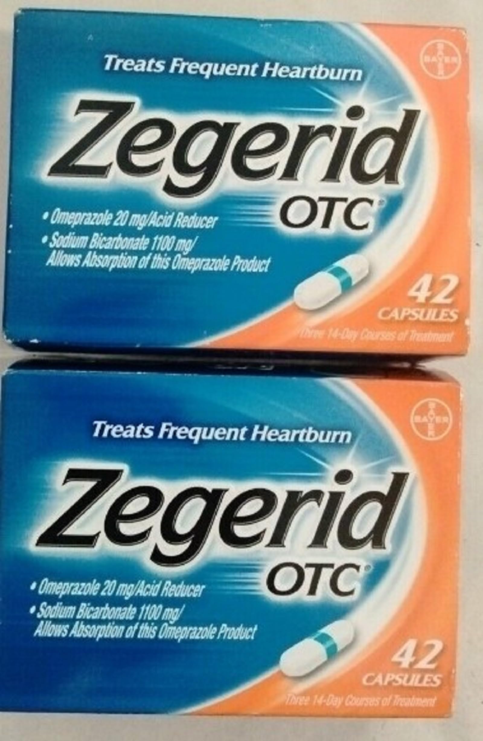 Zegerid OTC caps two-box pack for convenient on-the-go use.