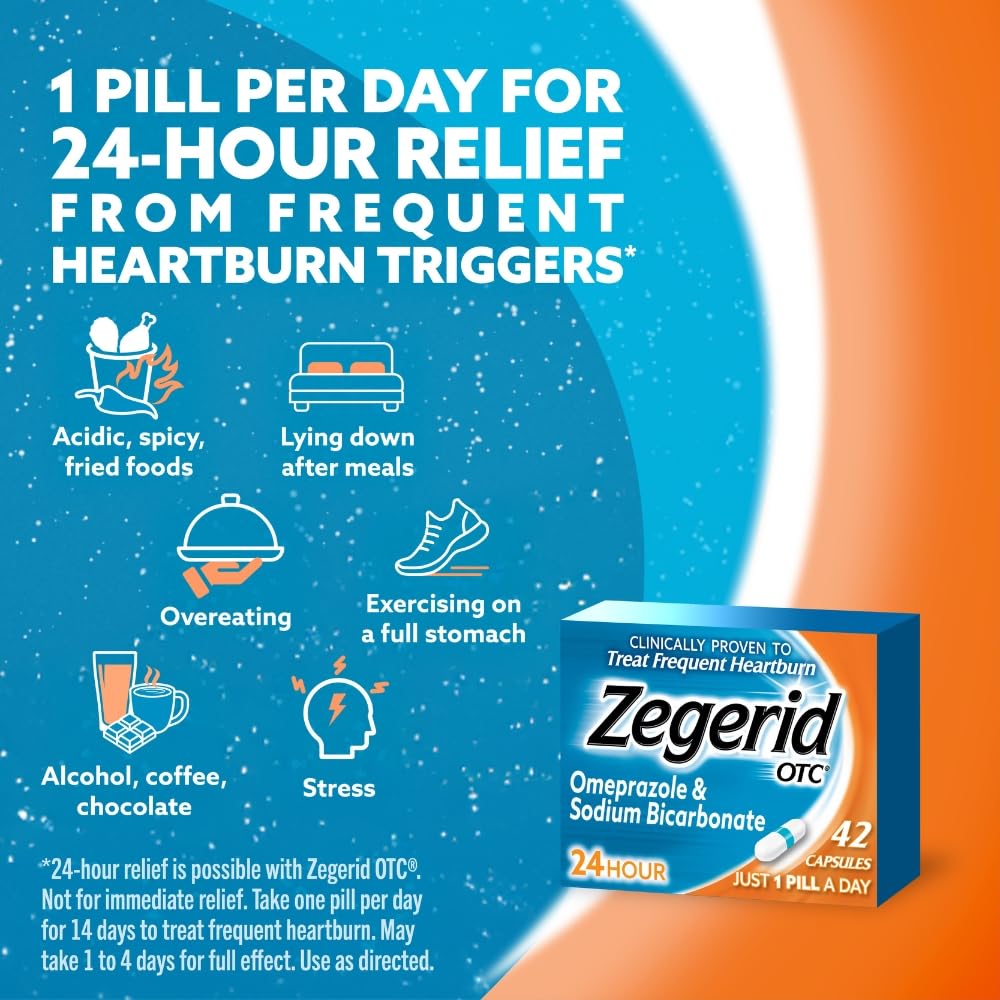 Zegerid OTC pills in blister pack for easy daily use.