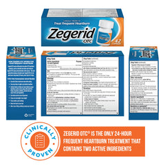 Zegerid OTC shelf display in store for quick access.