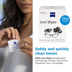 ZEISS sunglasses cleaning wipes delivering clear vision and cleanliness