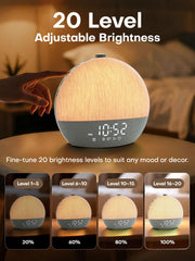 Zelaclock nine dynamic light themes for ambient room vibes