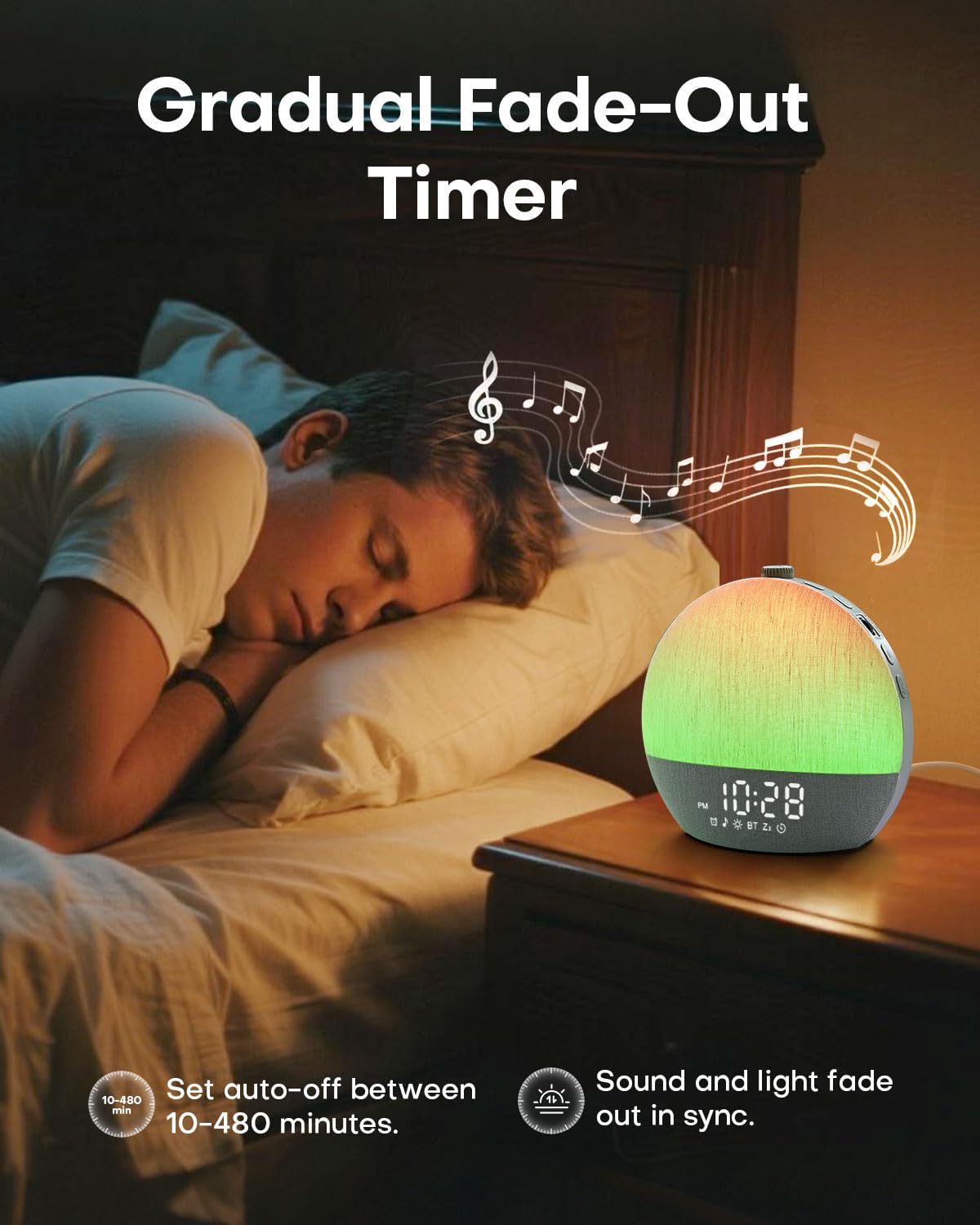 Zelaclock gift-ready design fits bedrooms and desks