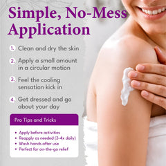Wonder Gel used after workouts for muscle relief.