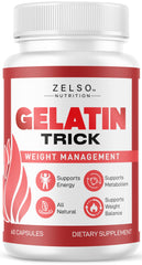 ZELSO Gelatin Trick capsules ready for daily energy support.