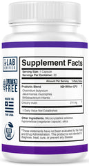 ZELSO GLP-1 probiotic scene with a glass of water implies simple ingestion