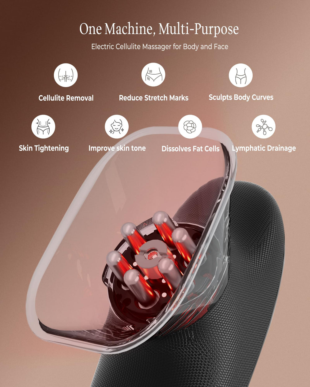 Zelvory control panel with adjustable intensity and modes for customization