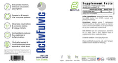 Zemvelo ActivFulvic being poured into juice for easier intake.