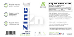 Zemvelo zinc liquid dropper ready for daily wellness routine