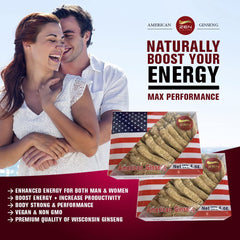 Zen Ginseng 4oz box packaging showing premium American ginseng