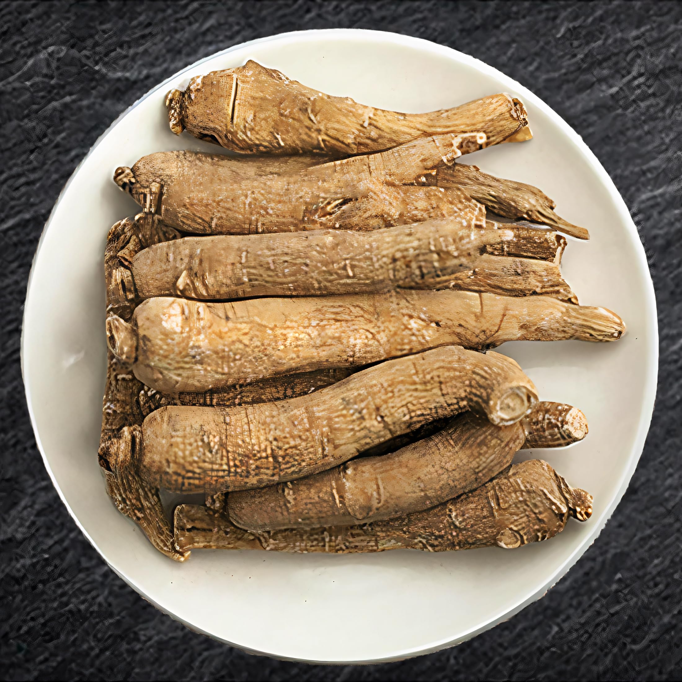 Zen Ginseng Wisconsin jumbo root closeup highlighting the large premium root for vitality