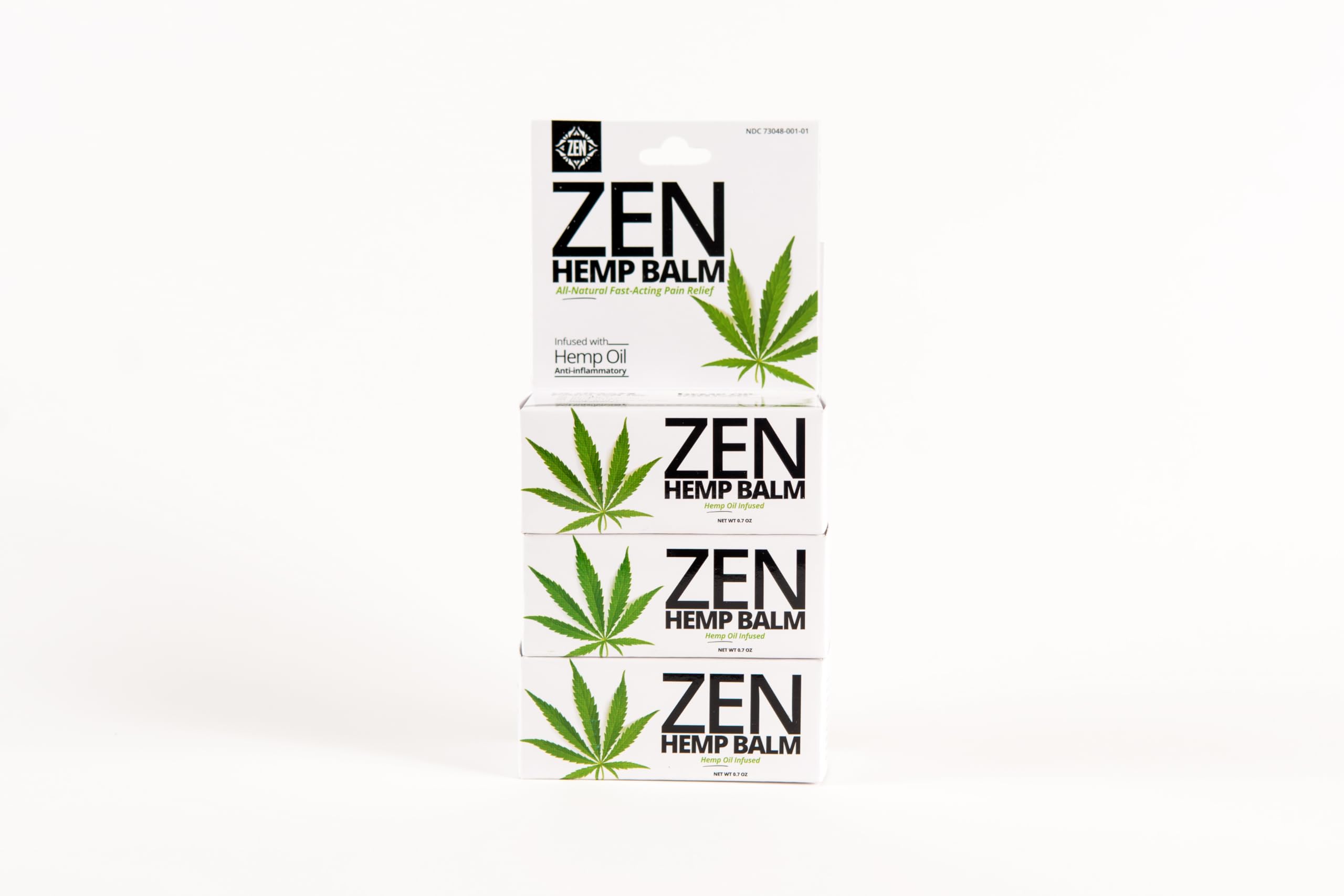 ZEN Hemp Balm ingredients include camphor and eucalyptus for a refreshing feel