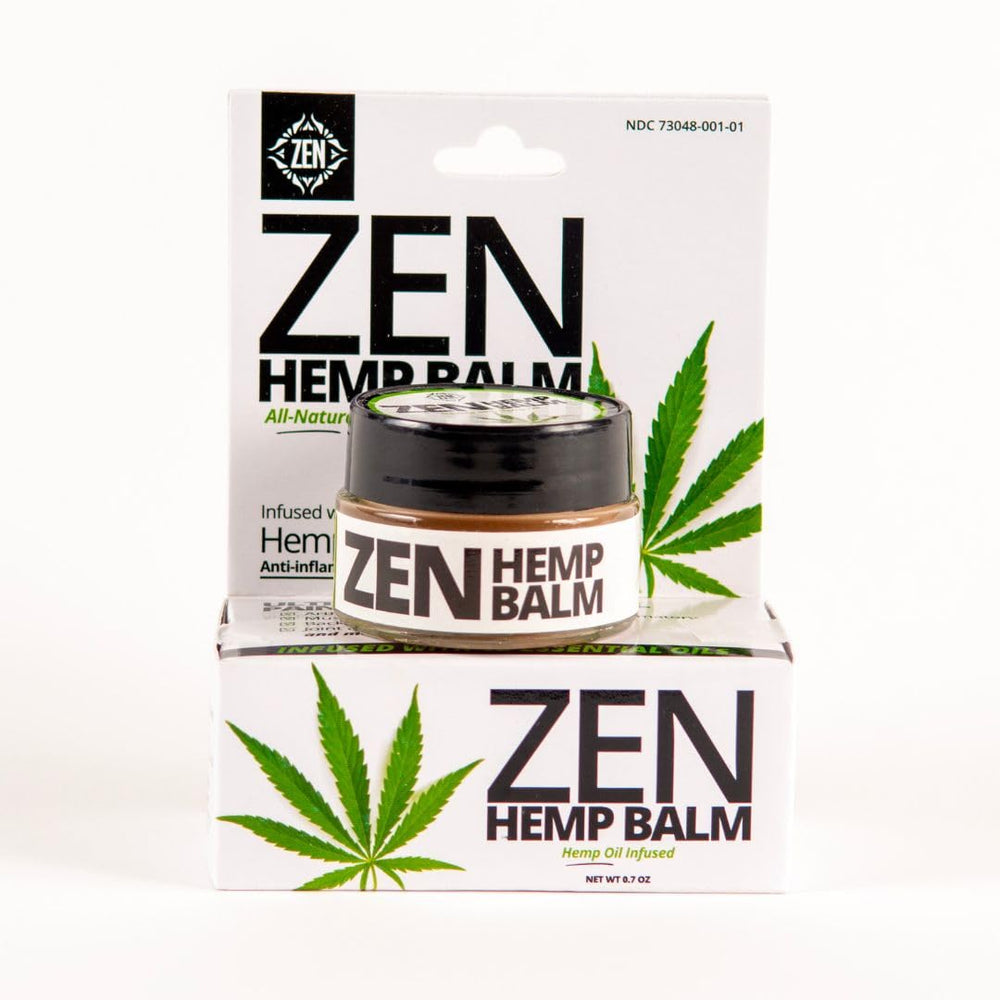 ZEN Hemp Balm pack of 3 provides portable relief for travel and daily use