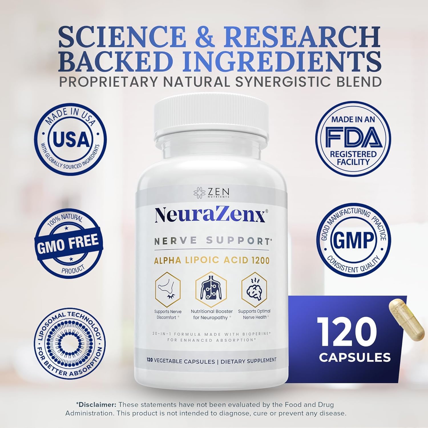Zen Nutrients NeuraZenX professionals collaborated on the formulation