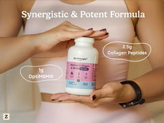 Zen Principle daily routine capsules image suggests seven-capsule dose simplifies supplementation