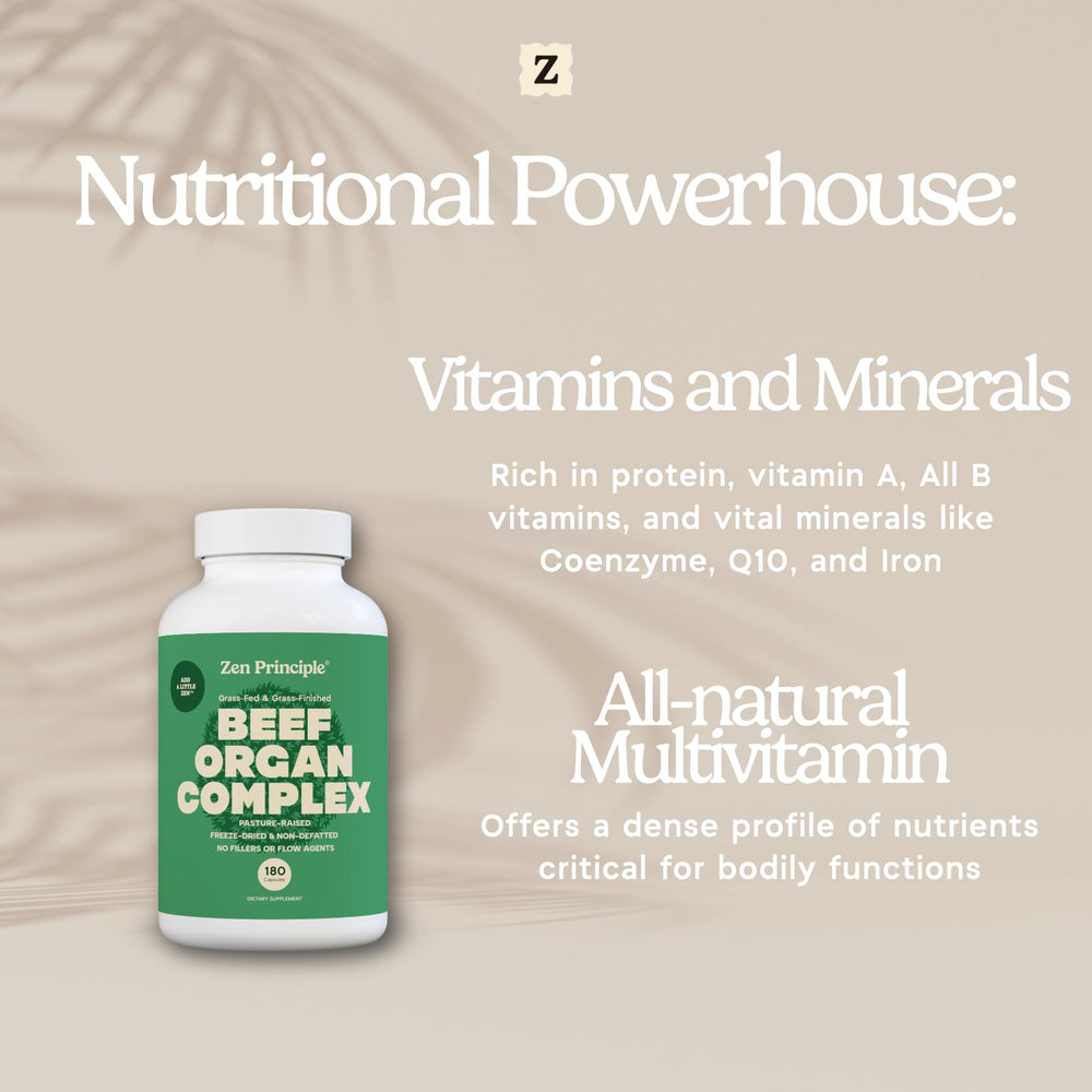 Zen Principle eco-packaging emphasizes responsible sourcing and planet-friendly wellness.