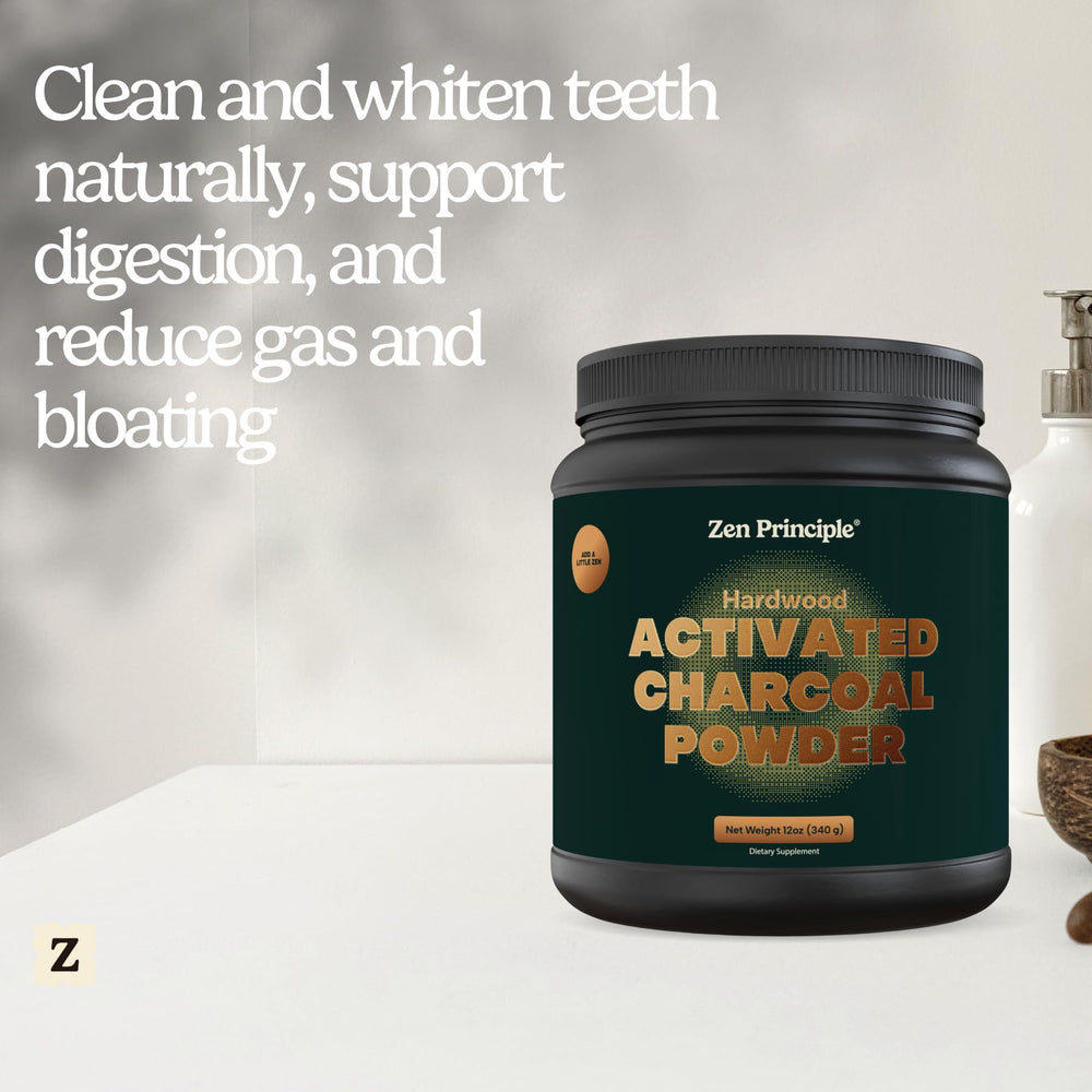 Zen Principle skin care mask on skin for cleansing.