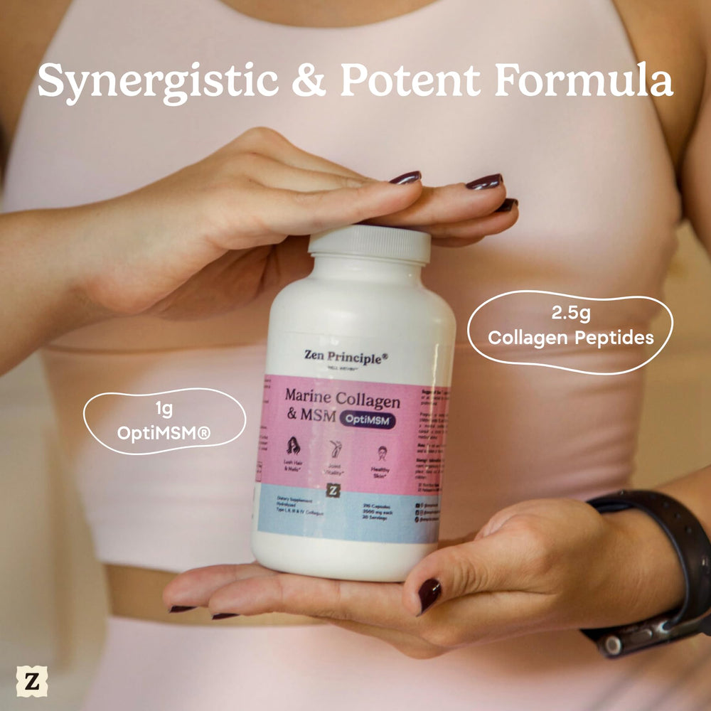 Zen Principle non-GMO badge communicates product transparency and purity.